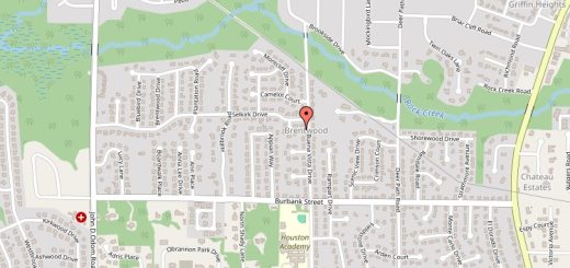 Brentwood Map Houston